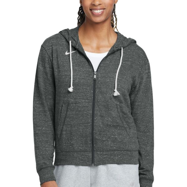 Ladies Gym Vintage Full Zip Hoodie Thumbnail