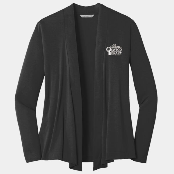 Oswego Library Ladies Cardigan Thumbnail